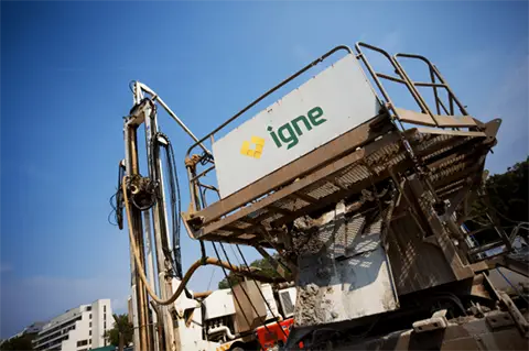 Borehole drilling for new builds