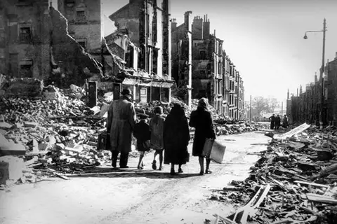 Why Glasgow is contaminated with unexploded ordnance?