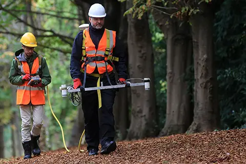 Non-intrusive survey for a solar energy farm UK