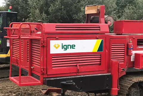 Punctured well screen, West Sussex