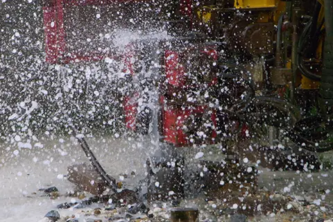 Commercial water well for a dairy farm