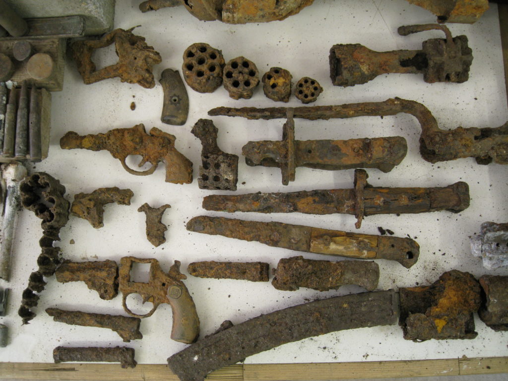 Ancient weapons found by SafeLane