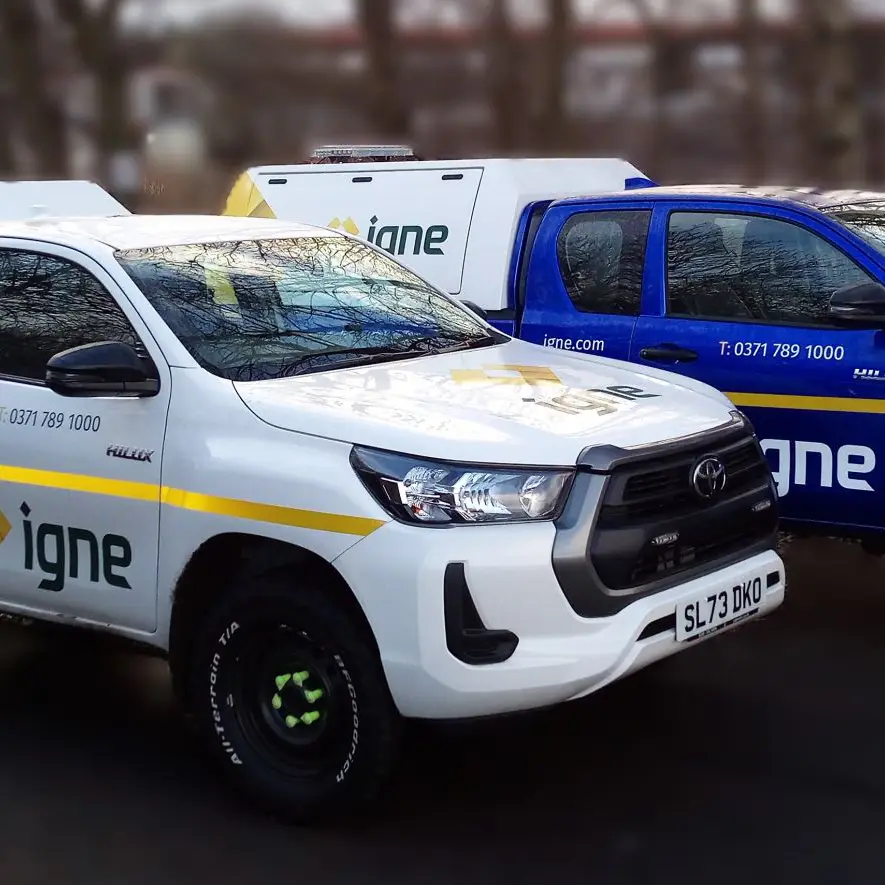 Igne vehicles used for in-situ geotechnical engineering testing such as density testing